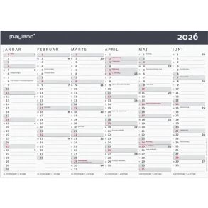 Kontorkalender Moderne | A4 | 2026 |