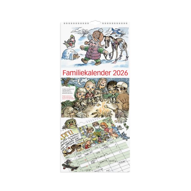 Familiekalender | Dickmeiss &amp; Scherfig | 2026