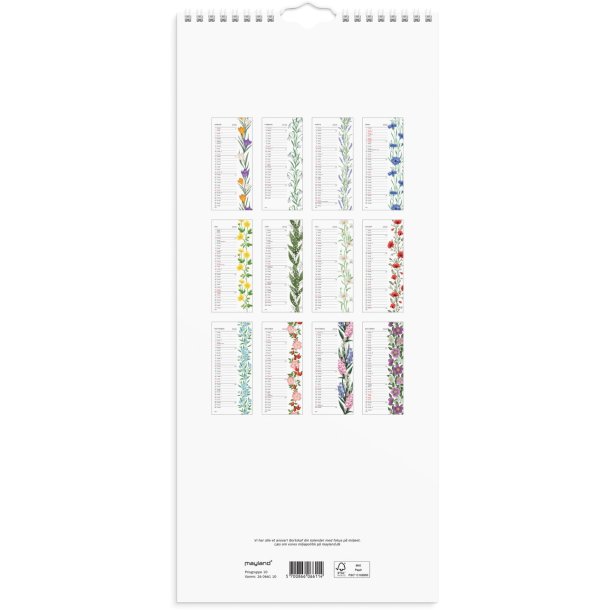 Vgkalender | Blomster | 2026 |