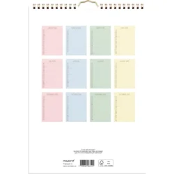Familiekalender | Color | A4 | 2026 |