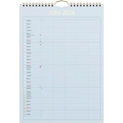 Familiekalender | Color | A4 | 2026 |