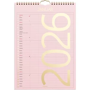 Familiekalender | Color | A4 | 2026 |