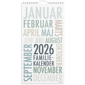 Familie kalender | TrendArt | 2026 |