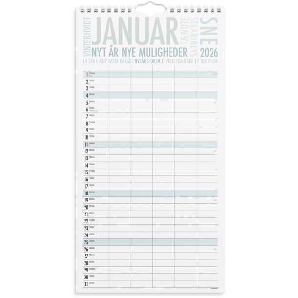 Familie kalender | TrendArt | 2026 |