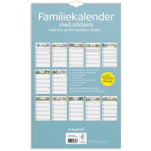 Familiekalender | Dickmeiss | 2026 |
