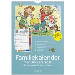 Familiekalender | Dickmeiss | 6 kolonner | A3 | 2026
