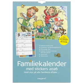 Familiekalender | Dickmeiss | 6 kolonner | A3 | 2026