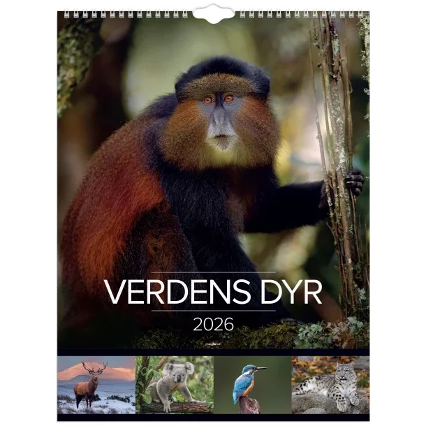 Vgkalender | Verdens dyr | 2026 |
