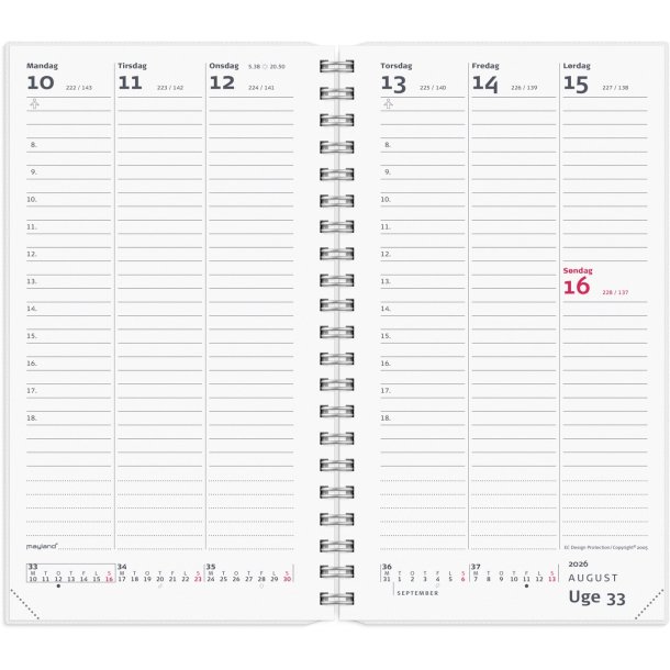 Week Planner | 2026 | 4 illustrationer |