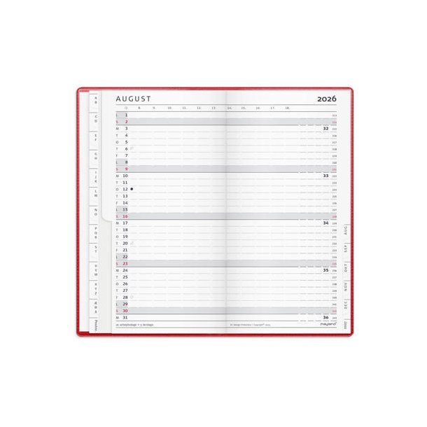 Index Planner | 2026 | R�d vinyl |