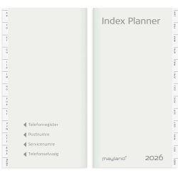 Index Planner | REFILL | m. tlf.reg. | 2026 |