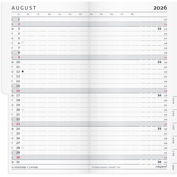 Index Planner | REFILL | m. tlf.reg. | 2026 |