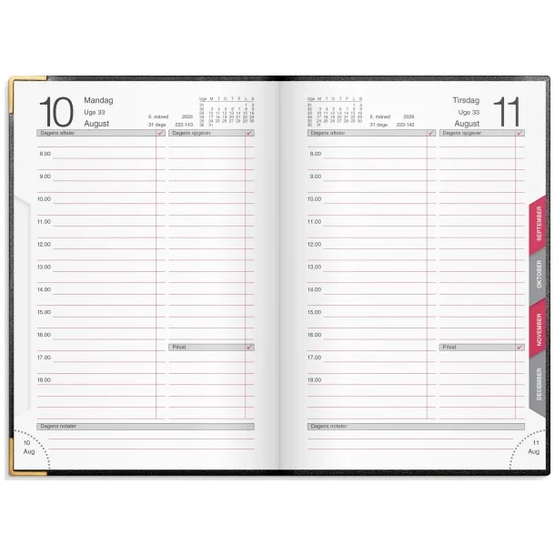 �rbog dagkalender | Sort Kunstskind | 2026 |