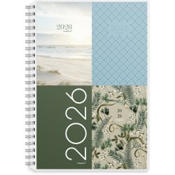 Ugekalender hjformat m/4 illustrationer | A5 | 2026 |
