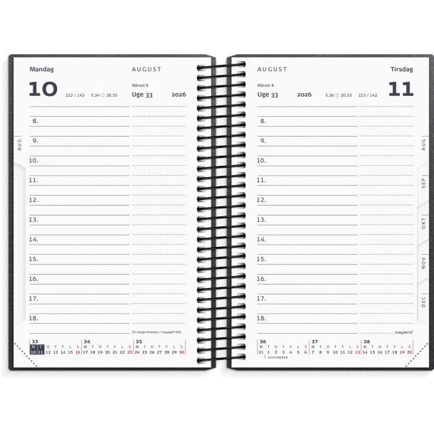 Mini dagkalender | 2026 | Matsort |