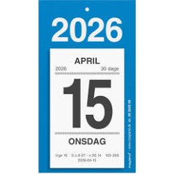 Afrivningskalender | 2026 |