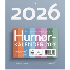 Afrivningskalender Humr | 2026 | 