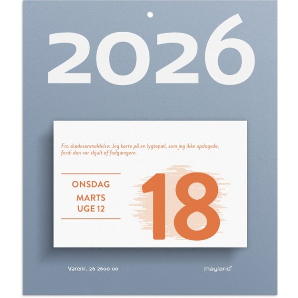 Afrivningskalender Humr | 2026 | 