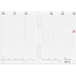 System ugekalender | Sort Skind | A5 | 2026 |