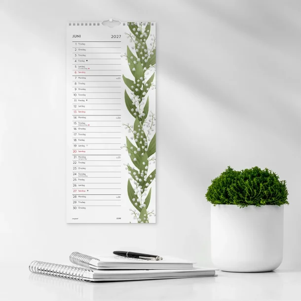 Mayland | V�gkalender Blomster | 2027 |