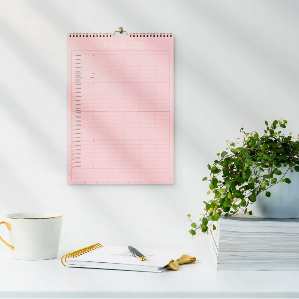 Mayland | Familiekalender Color lille | 2027 | 
