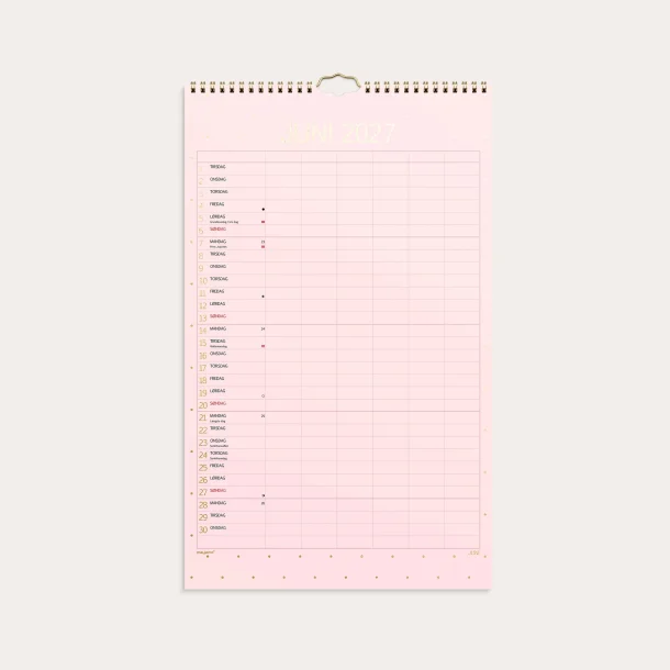 Mayland | Familiekalender Color stor | 2027 |