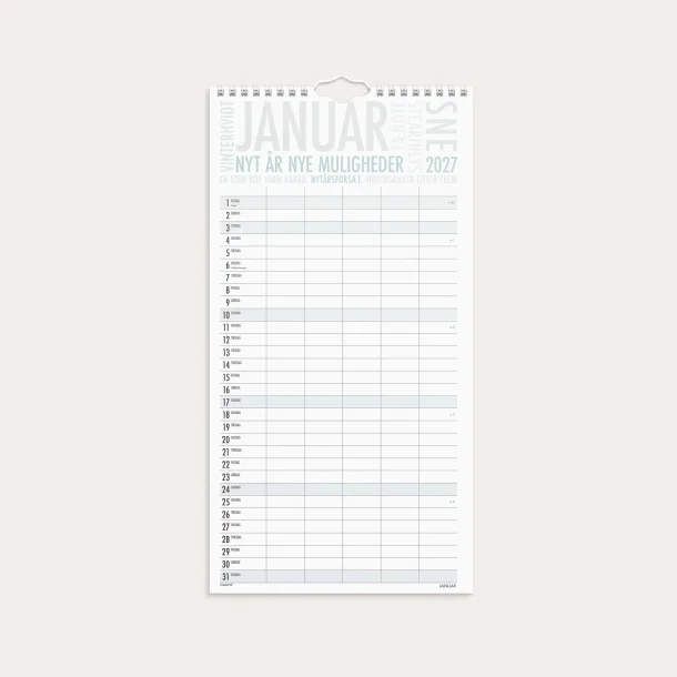 Mayland | Familie kalender TrendArt | 2027 |