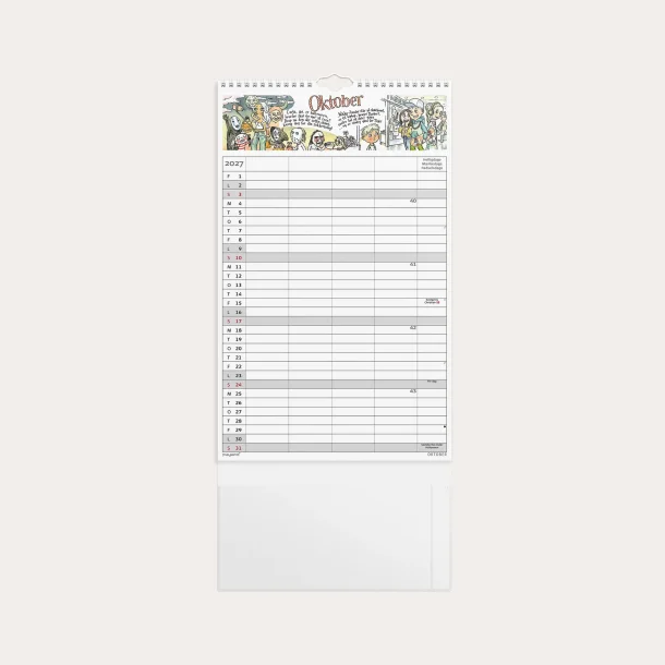 Mayland | Familiekalender Otto Dickmeiss &amp; Lilja Scherfig | 4 kolonner | 2027 |