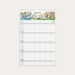 Mayland | Familiekalender Otto Dickmeiss &amp; Lilja Scherfig | 5 kolonner | 2027 |