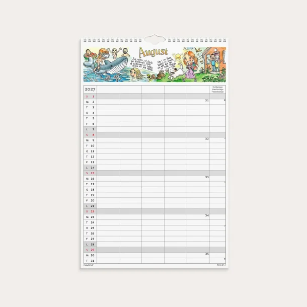 Mayland | Familiekalender Otto Dickmeiss &amp; Lilja Scherfig | 5 kolonner | 2027 |