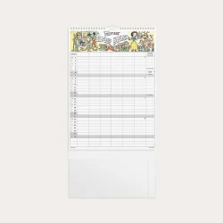 Mayland | Familiekalender Otto Dickmeiss &amp; Lilja Scherfig | 6 kolonner | A3 |  2027 |