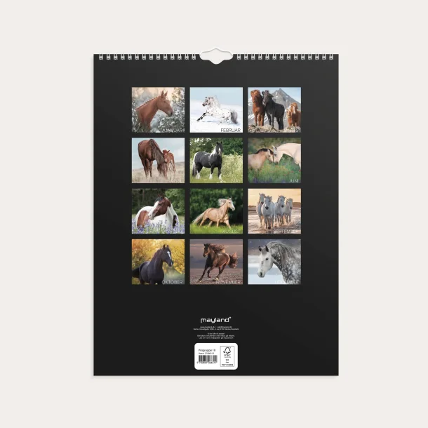 Mayland | V�gkalender Heste | 2027 |