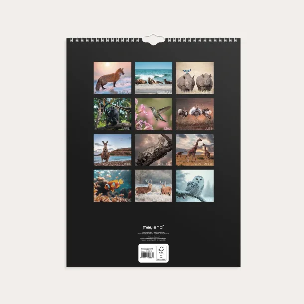 Mayland | V�gkalender | Verdens dyr | 2027 |