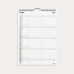 Mayland | Familiekalender Black &amp; white | 2 kolonner | 2027 |
