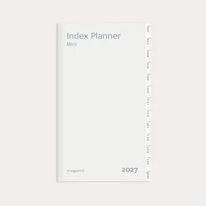 Mayland | Index Planner mini | m�nedskalender | REFILL | 2027 |
