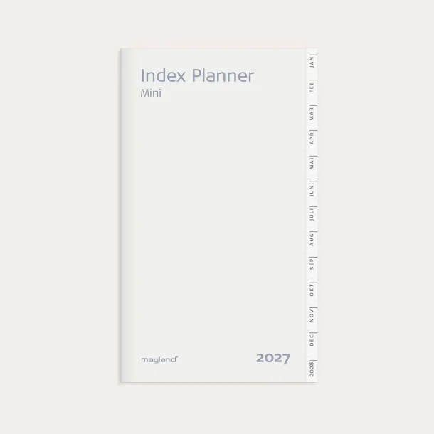 Mayland | Index Planner mini | m�nedskalender | REFILL | 2027 |