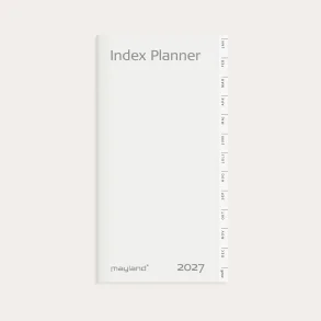 Mayland | Index Planner M�nedskalender | 2027 | REFILL |
