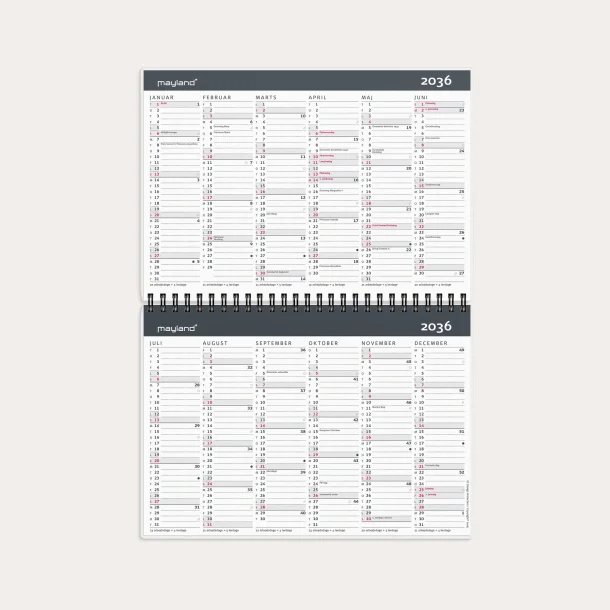 Mayland | 10-�rs kalender | A5 | 2027 - 2036 |