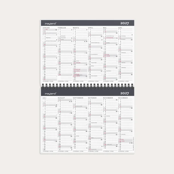 Mayland | 10-�rs kalender | A5 | 2027 - 2036 |