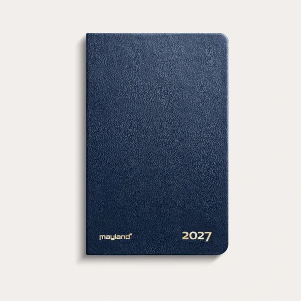 Mayland | Lommekalender uge | bl� kunstskind indbundet | 2027 |