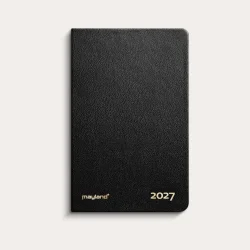 Mayland | Lommekalender uge | sort | kunstskind indbundet | 2027 |