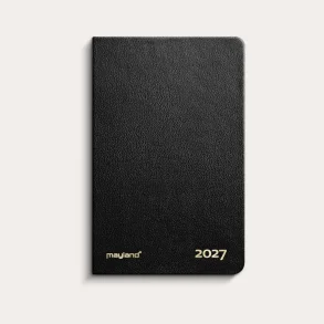 Mayland | Lommekalender uge | sort | kunstskind indbundet | 2027 |