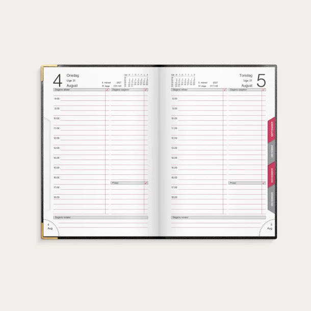 Mayland | �rbog dagkalender | sort | kunstskind indbundet | 2027 |
