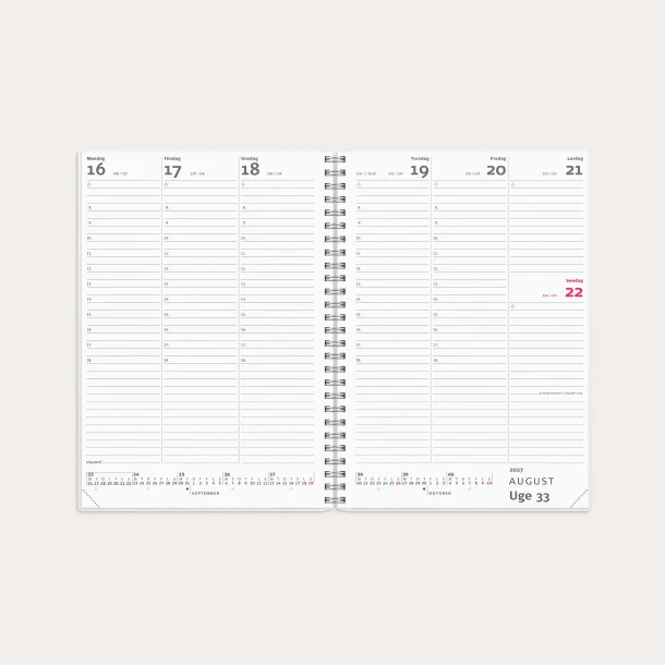 Mayland | A5 | Ugekalender H�jformat | 2027 |