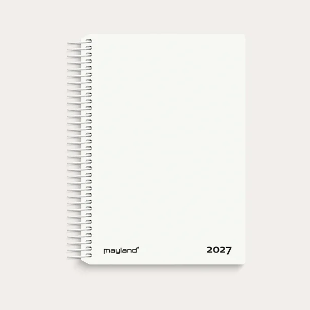 Mayland | Dagkalender | Hvid | 2027 |