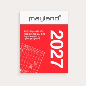 Mayland | Broderikalender m/split og bagsidetekst | 2027 |