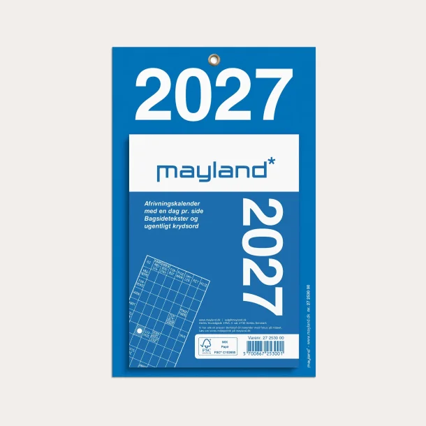 Mayland | Afrivningskalender | 2027 |