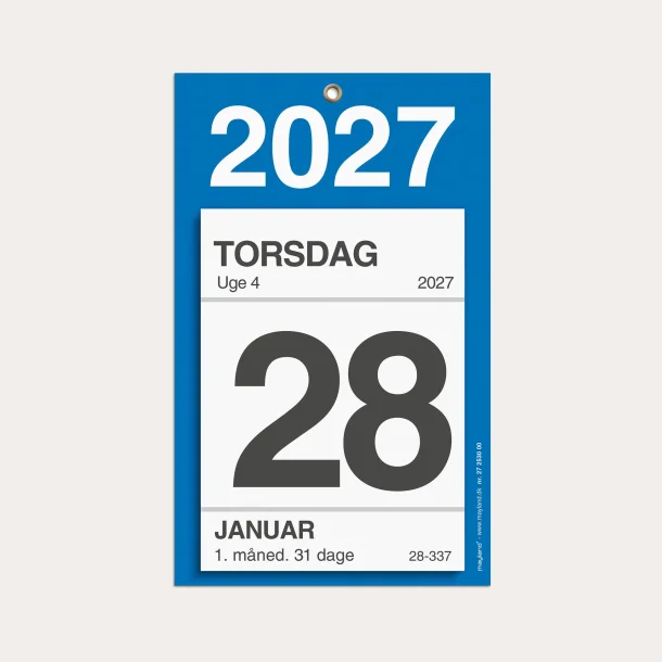 Mayland | Afrivningskalender | 2027 |
