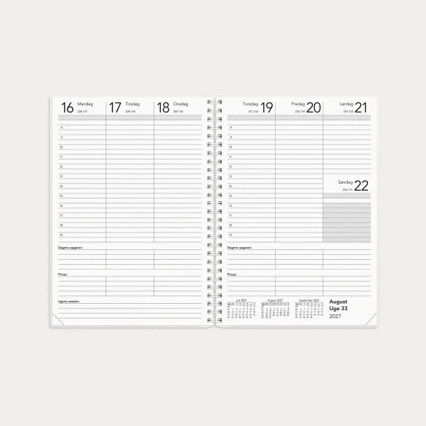 Mayland | Basis Ugekalender | A5 | 2027 |
