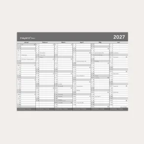 Mayland | Basis Kontorkalender | A4 | 2027 |